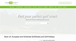Desktop Screenshot of findagolfbreak.com